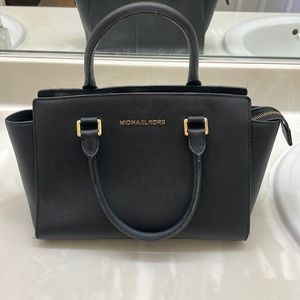 Black Michael Kors Satchel Purse (see description)